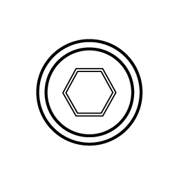 Vasos de impacto 1/2” de punta hexagonal de dos piezas Vasos de impacto 1/2” de punta hexagonal de dos piezas