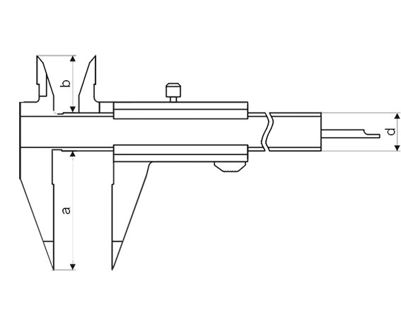Calibres monoblock de bolsillo con bocas en ángulo de 15°