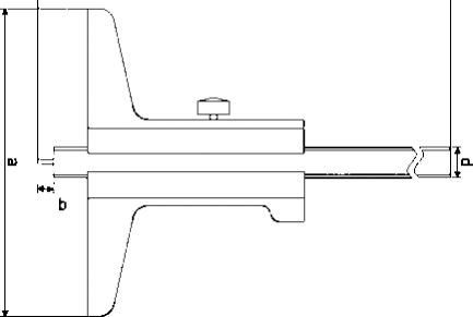 Calibres de profundidad reversibles punta plana y de aguja