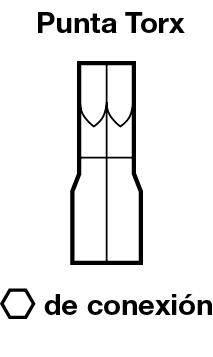 Puntas Torx® para vasos de puntas de 2 piezas Puntas Torx® para vasos de puntas de 2 piezas